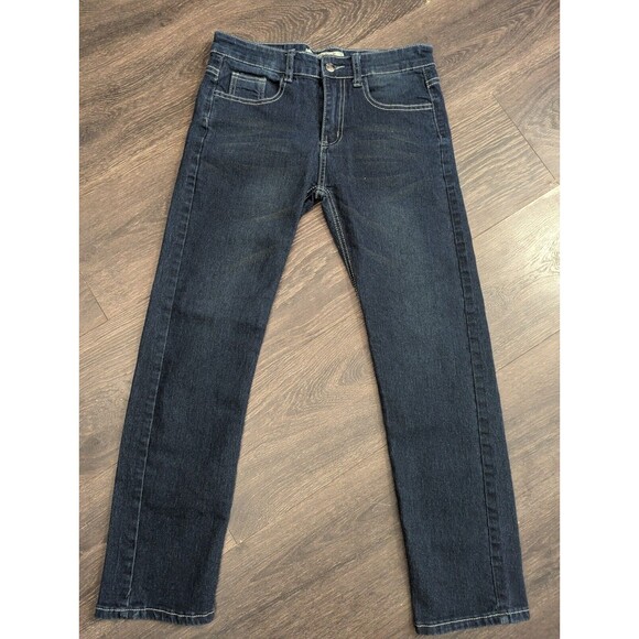 BLUE RAG Jeans Women's Junior Size 14 Blue Denim Straight Leg Skinny 26" Inseam - Picture 1 of 3
